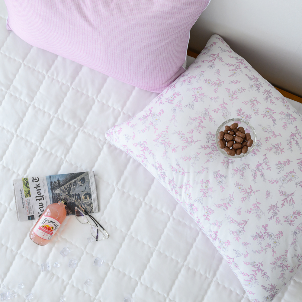 시원한 여름 냉감패드 듀라론 매트리스 이불 침대패드 고정밴드 SS