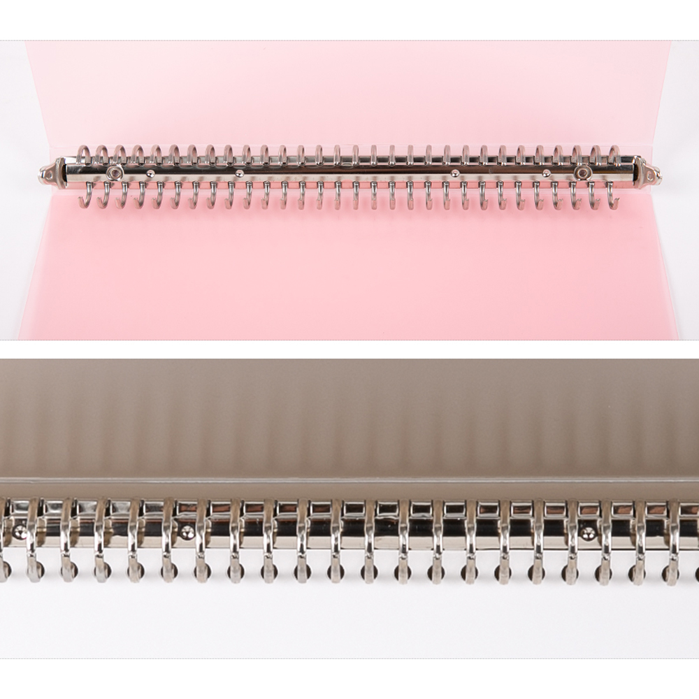 좋은문구 A4 30공 PP 밴드 바인더 반투명 수학 노트 이미지 3