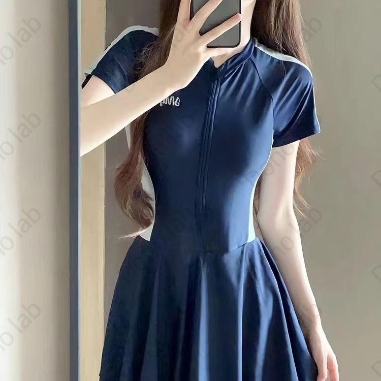 원피스 스타일 수영복 여성 레포츠 리조트 비치 - 상세 이미지 4