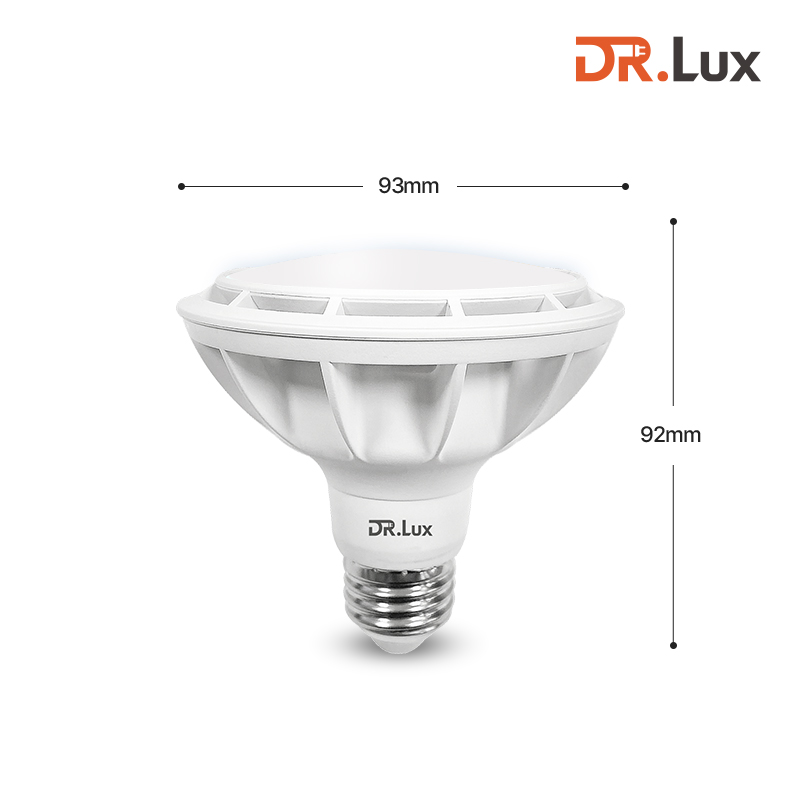 LED PAR30 전구 카페 매장용 스포트라이트 15W, 확산형, 주광색, 1개 이미지 3