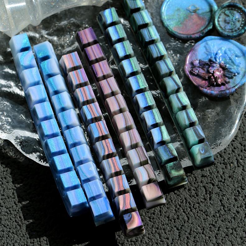 1평문구점 실링왁스 사각 블록 혼합왁스 이미지 2