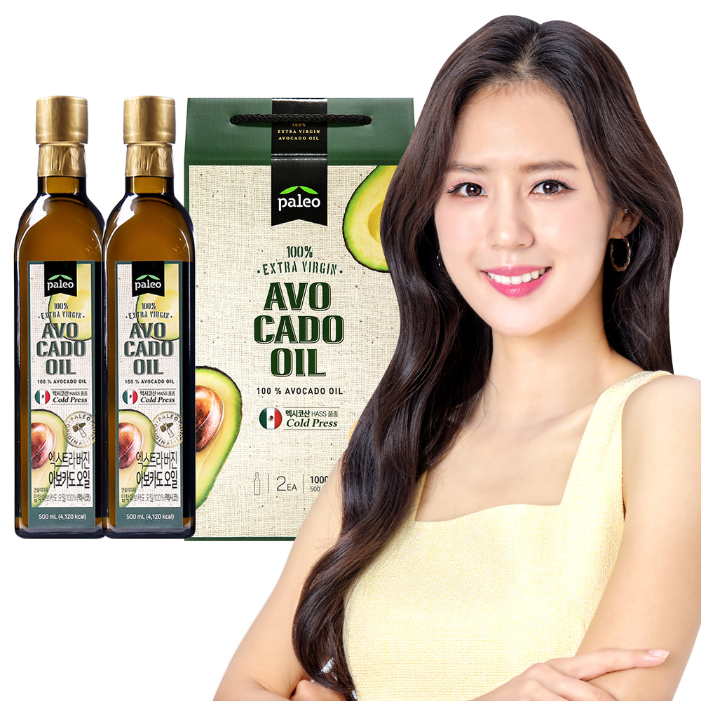 팔레오 아보카도오일 냉압착 엑스트라 버진 500ml 2개입 선물세트 - 메인 이미지