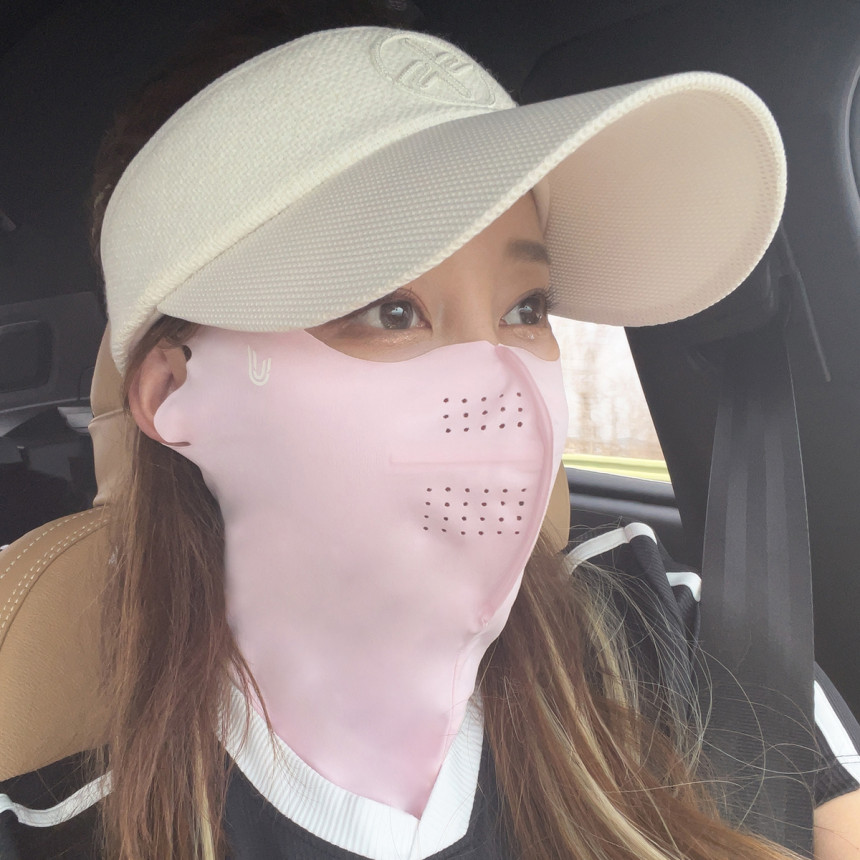 롱넥 마스크 골프 낚시 테니스 등산 사이클 자외선차단 UV차단 쿨링 얼굴 햇빛가리개 사진 6
