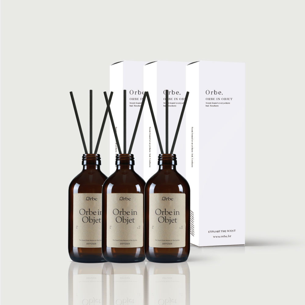 [3+1] 오르브 네이처 실내 디퓨저 화장실 집들이 방향제 200ml 플로럴가든