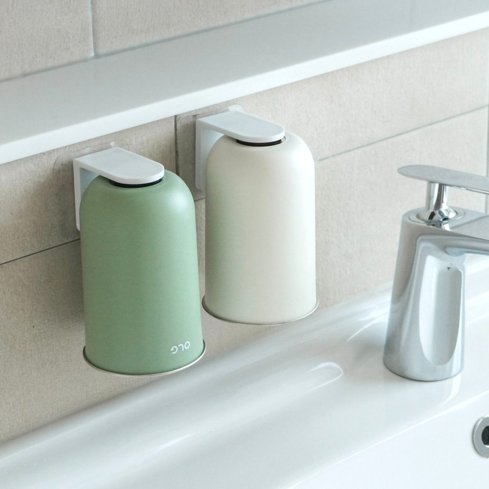 올지 스텐 304 자석 양치컵 세트 거꾸로 무타공 양치 컵 거치대 홀더 욕실 화장실 SUS 304