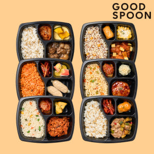 굿스푼 1주 다이어트 식단 도시락 6종 6팩 직장인 소불고기 바베큐 치킨... 맛있게 먹은 솔직 후기 - 상품 이미지 1