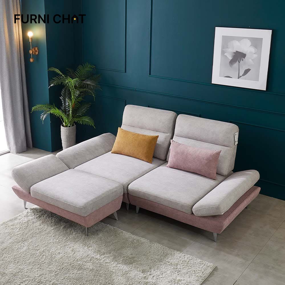 퍼니챗 샤르니 조야원단 아쿠아텍스 패브릭 소파 스툴