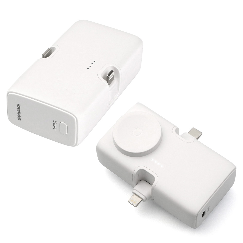 아이코모스 도킹형 휴대용 보조배터리 5000 PD 20W 고속충전 갤럭시워치 애플워치