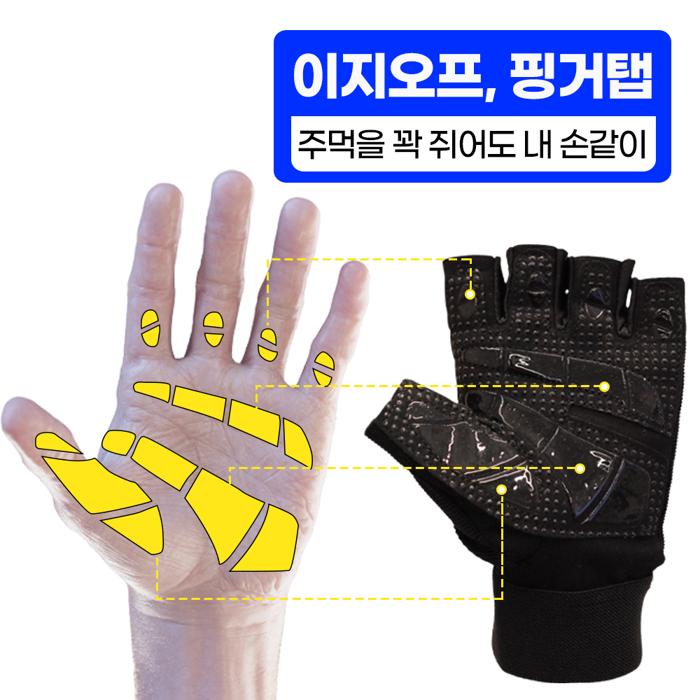 라인벨라 이지핏 헬스장갑 미끄럼방지 턱걸이 운동 풀업 철봉 웨이트 - 상세 이미지 3
