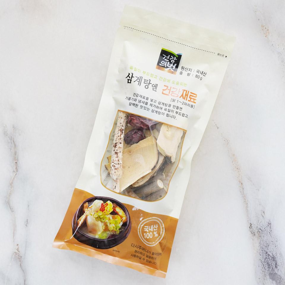 메가마트 건강의벗 삼계탕엔 건강재료 80g - 상세 이미지 2