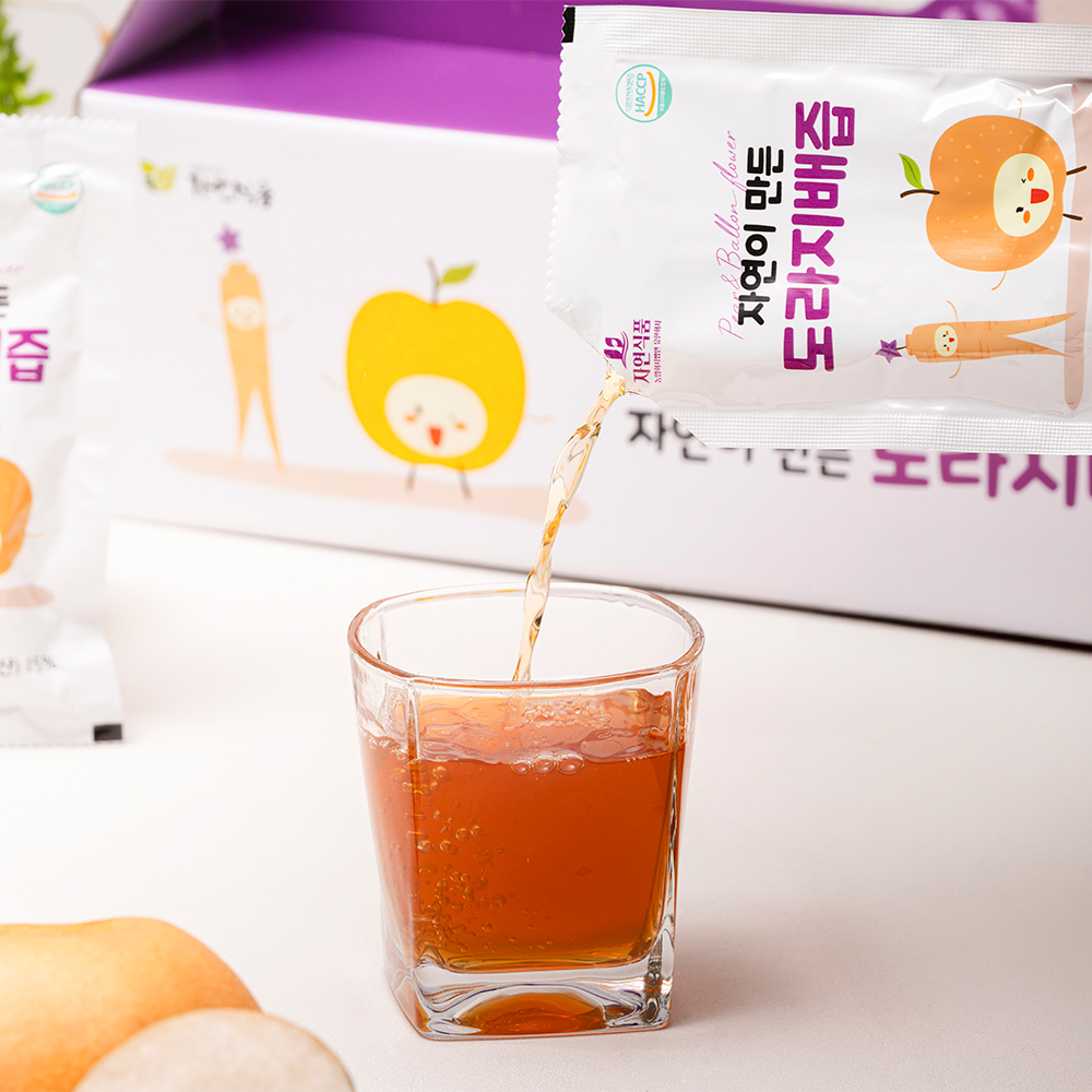 자연이 만든 도라지배즙 파우치 100ml x 30팩(국산 도라지 15%) - 상세 이미지 4