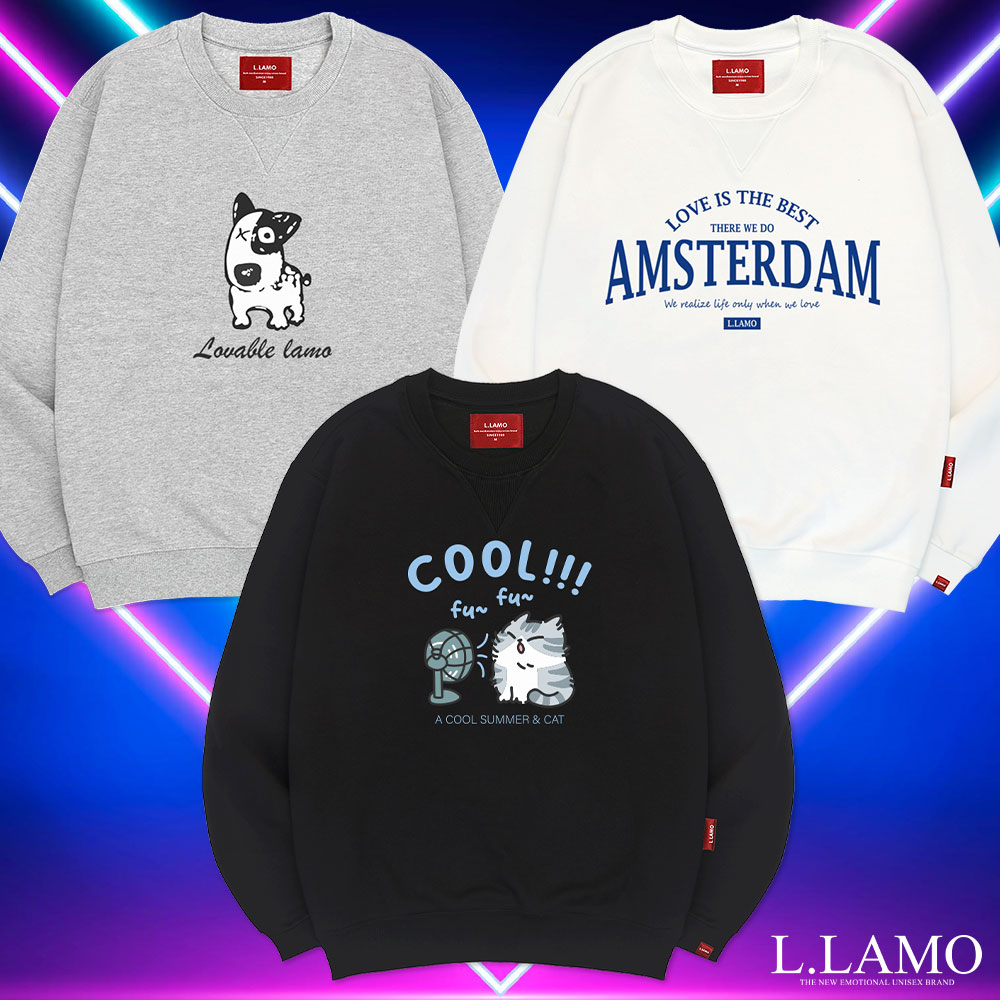 [5% 추가 쿠폰지급] 엘라모 FW 시즌 남자 맨투맨 후드티 S-4XL 남녀공용 빅사이즈