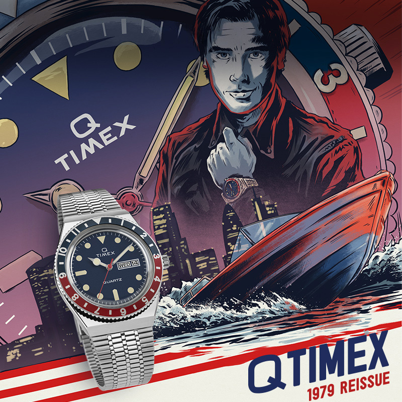 타이맥스 Q TIMEX 리이슈 클래식 메탈시계 38mm TW2T80700 - 상세 이미지 4