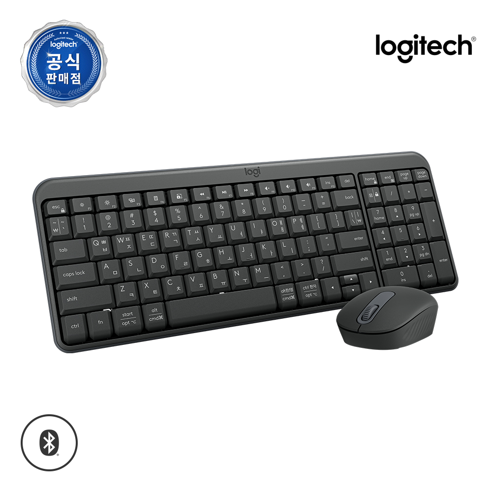 [슈퍼적립] [N배송] 로지텍코리아 공식 MK250 콤보 수신기미포함 무선 키보드마우스 세트 그래파이트, 멤브레인