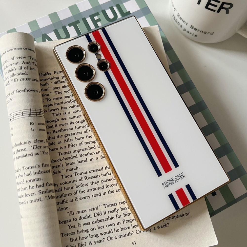 맥세이프 케이스 명품 그립톡 힌지보호 풀커버 링 화이트, 갤럭시S25 울트라