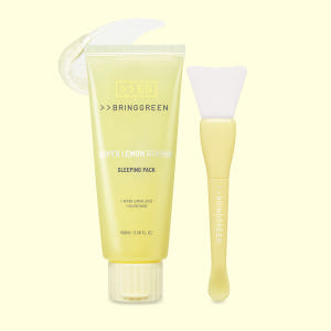 브링그린 슈퍼레몬 글루타치온 슬리핑팩 100mL 기획(+실리콘브러쉬) 솔직 후기 | 피부 타입별 분석 - 상품 이미지 1
