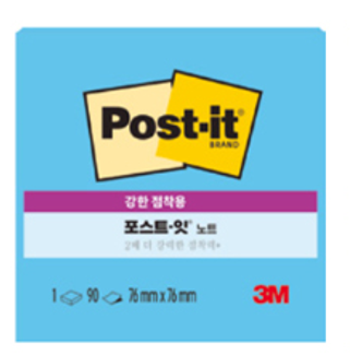 3M 포스트잇 강한점착용 SSN654 90매 - 상세 이미지 2