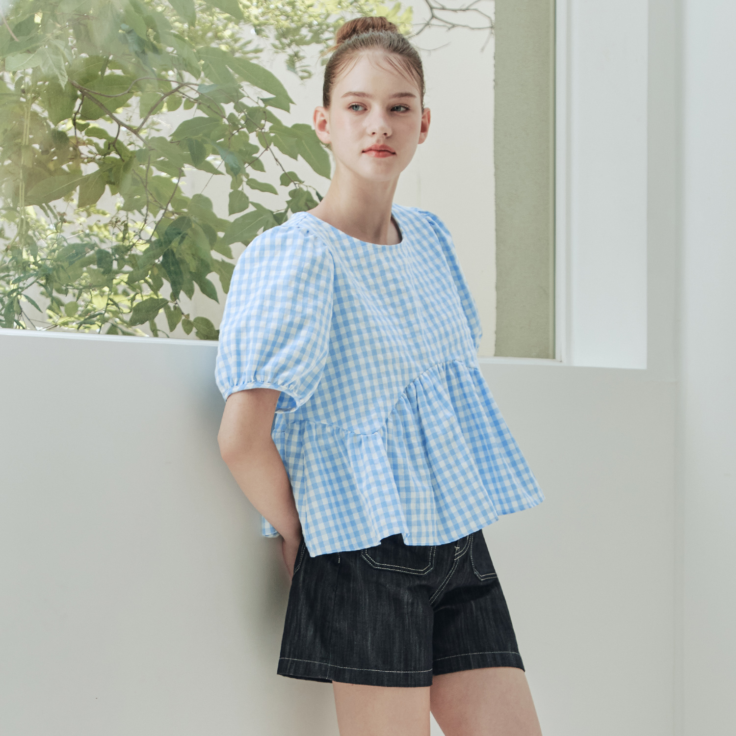 [제로스트릿][2컬러] 릴리 퍼프 블라우스 LILY PUFF BLOUSE - 상세 이미지 3