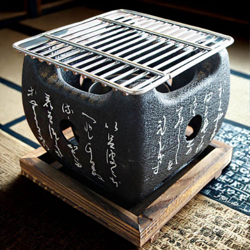 프리미엄 일본식 숯불 화로 불판 미니 가정용 화로