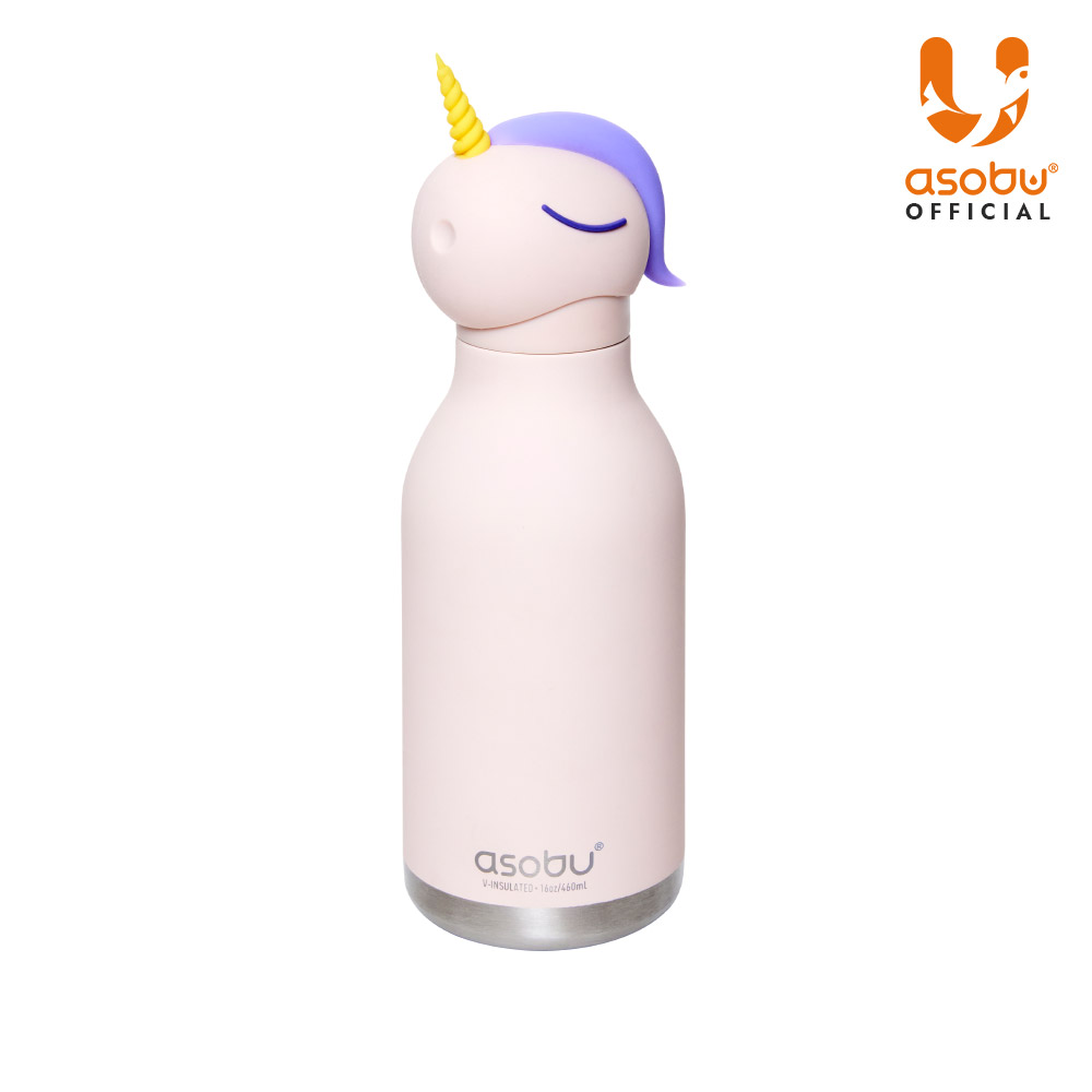 아소부 스테인레스 보온보냉 캐릭터 텀블러 베스티 460ml, 유니콘 - 메인 이미지
