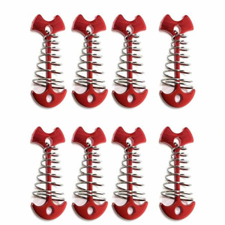 야외 데크용 오징어 물고기 데크팩 텐트팩 8P 세트 캠핑 용 텐트 팩