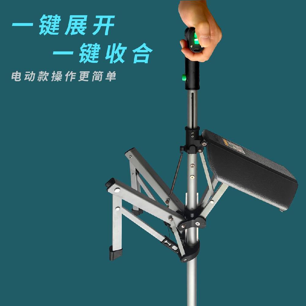 노인지팡이 목발 의자겸용 블랙 지팡이 앉을 접이식 겸용 이미지 6