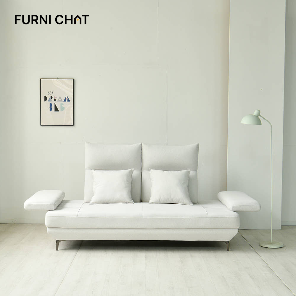 퍼니챗 바인 코모도 원단 아쿠아텍스 3인용 패브릭 스윙소파