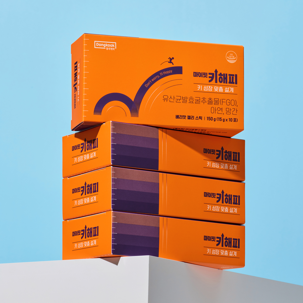 [30포] 동국제약 마이핏 키해피 어린이 키성장 젤리스틱 1개월분 유산균발효굴추출물 FGO 이미지 3
