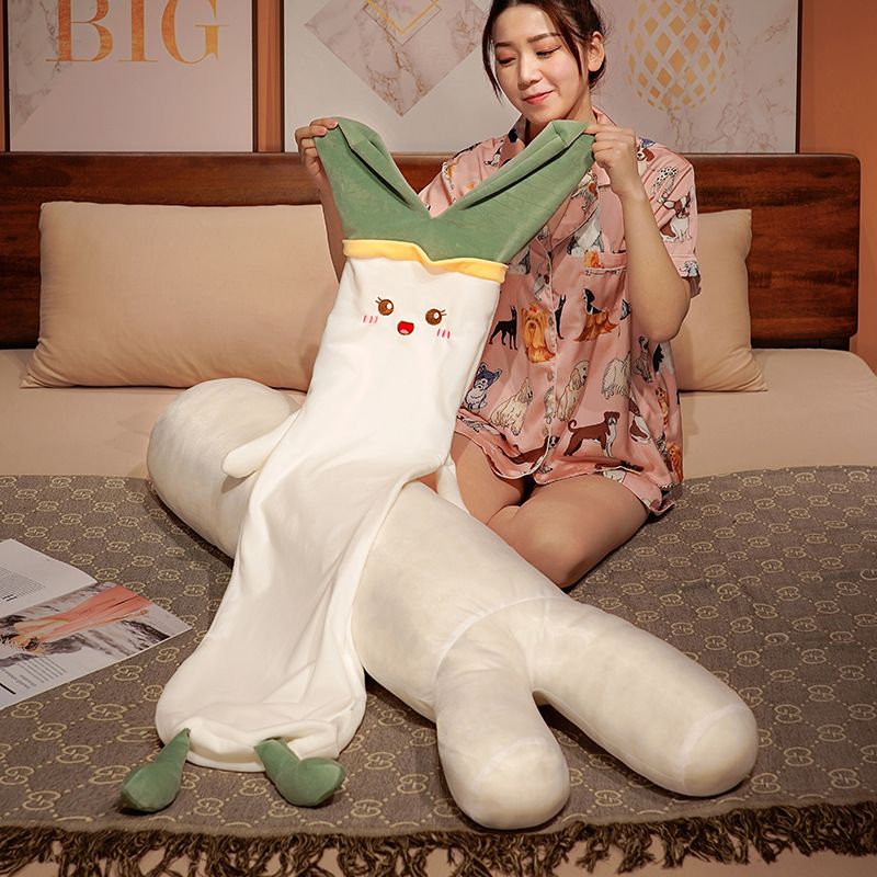 대파 인형 긴베개 바디 필로우 죽부인 대형 수면 롱쿠션 롱인형 바디필로우 임산부 긴배게 - 상세 이미지 4