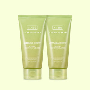 브링그린 사철쑥 카밍EX 모델링팩 투 폼 클렌저 120ml+120ml 솔직 후기 | 피부 타입별 분석 - 상품 이미지 1