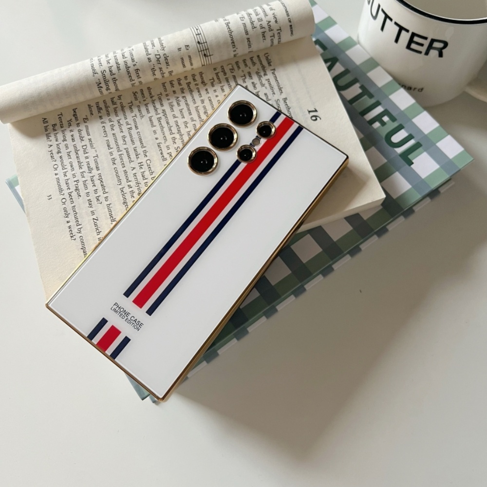 맥세이프 케이스 명품 그립톡 힌지보호 풀커버 링 화이트, 갤럭시S25 울트라