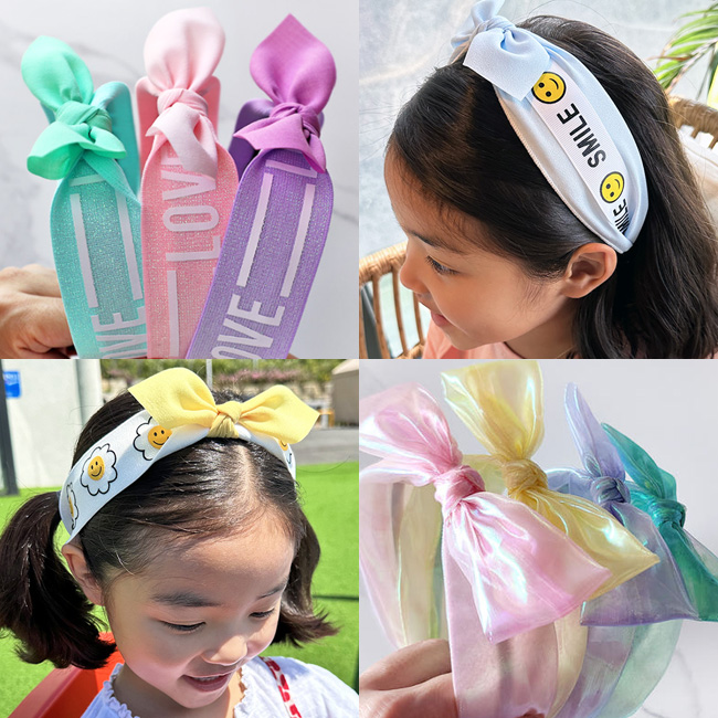 (3+1) 레쁘띠 유아 여아머리띠 반다나 헤어밴드