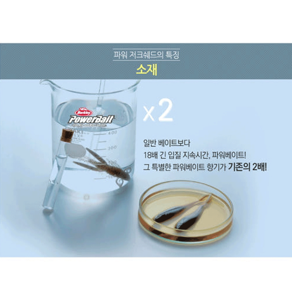 버클리 파워 저크쉐드 광어 다운샷 루어 웜 소프트베이트 전어, 12.7cm(5인치) - 상세 이미지 5