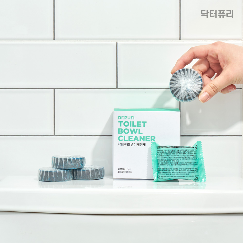 닥터퓨리 오래가는 변기세정제 클리너 40g 10개입, 1개 - 상세 이미지 5