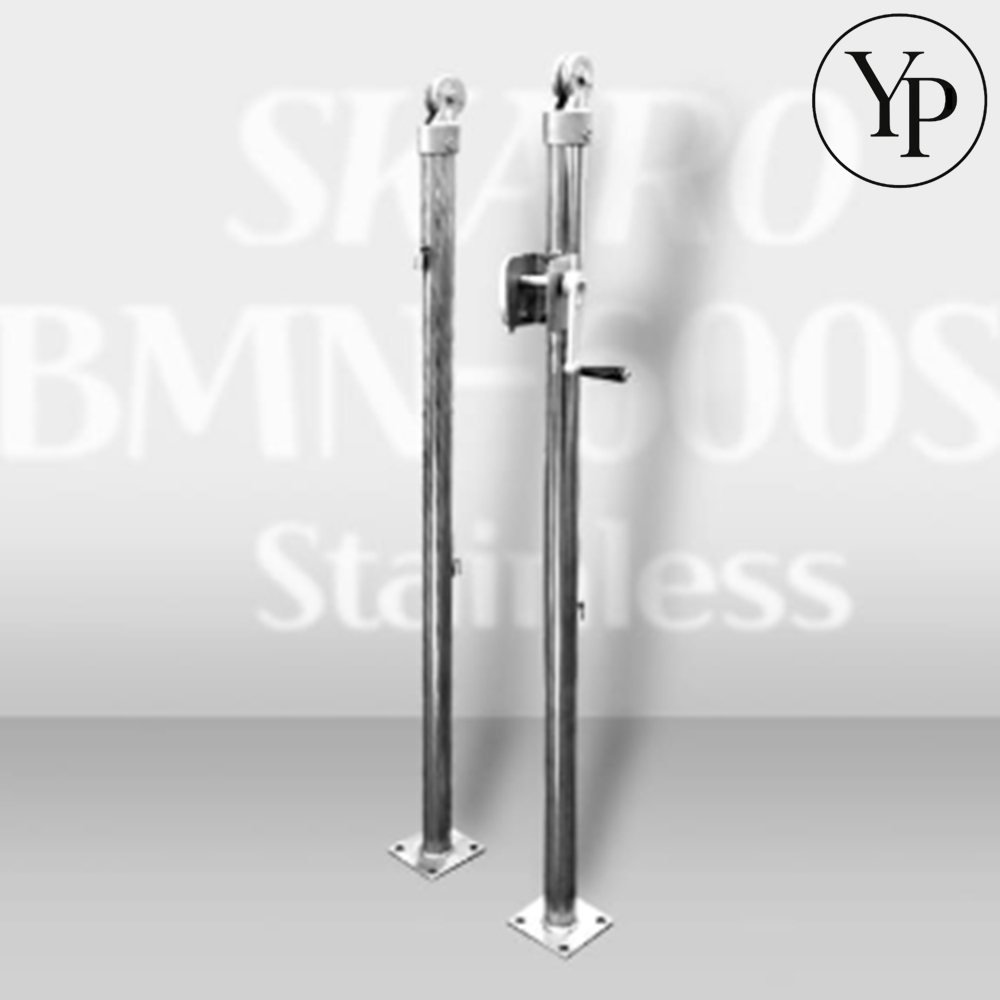 배드민턴 지주대 보호대 기둥 네트 보조 높이조절 스테인레스 네트기둥