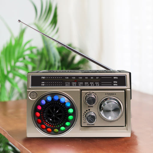 레트로 아날로그 블루투스 스피커 클래식 USB음원 TF카드 라디오 CRF-30B