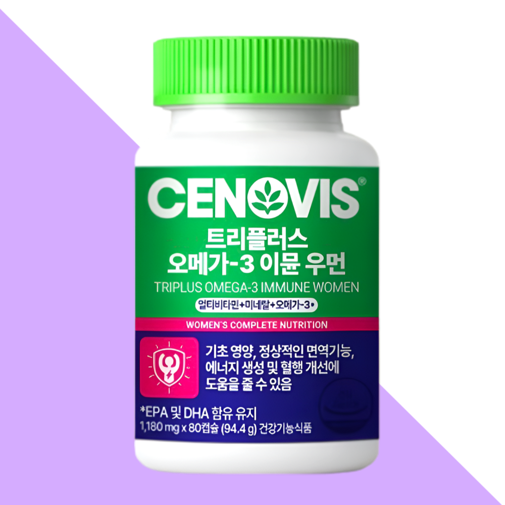 세노비스 트리플러스 오메가3 이뮨 우먼 80캡슐X1박스