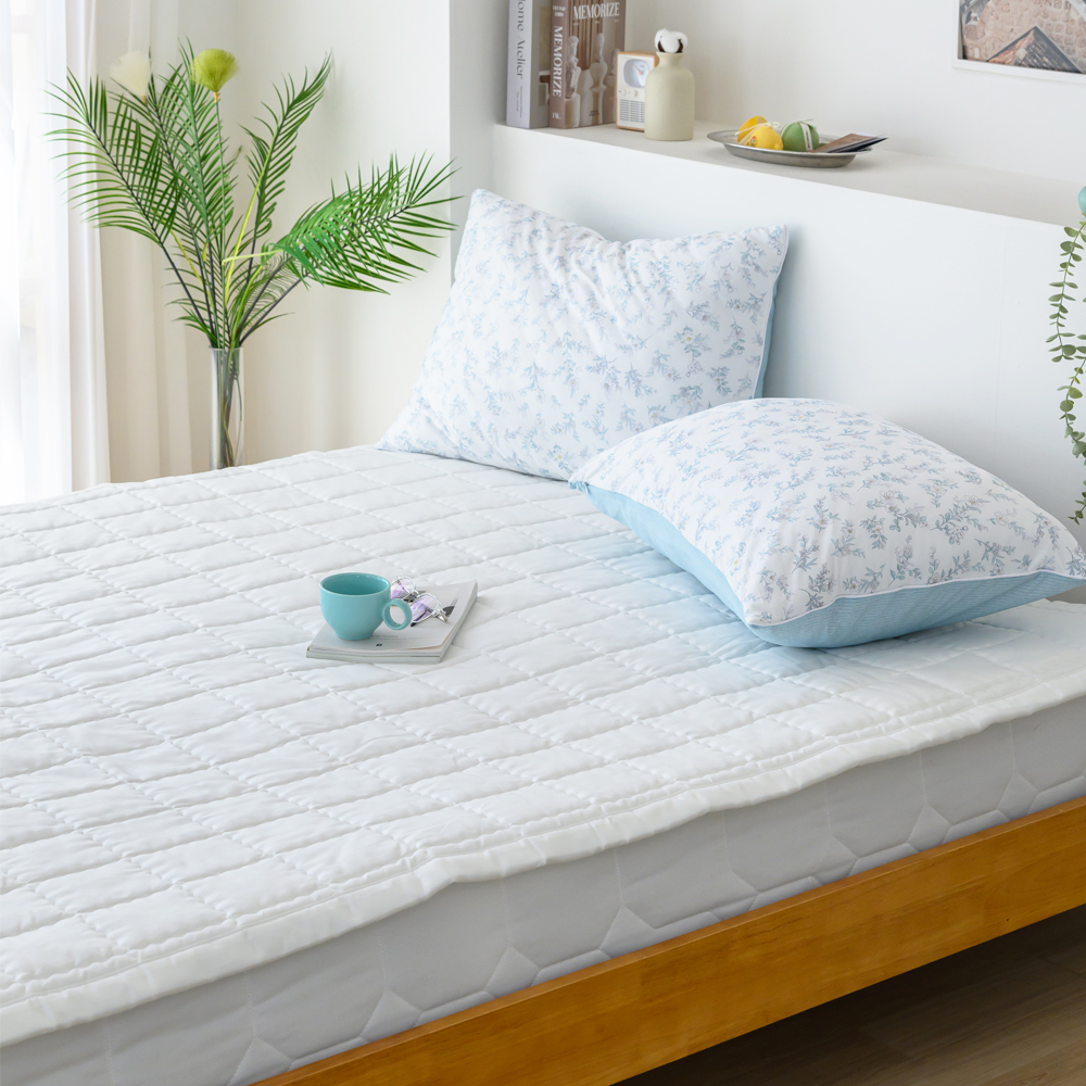 시원한 여름 냉감패드 듀라론 매트리스 이불 침대패드 고정밴드 SS