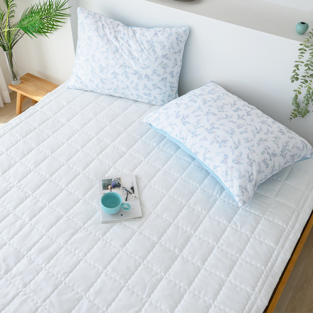 시원한 여름 냉감패드 듀라론 매트리스 이불 침대패드 고정밴드 SS