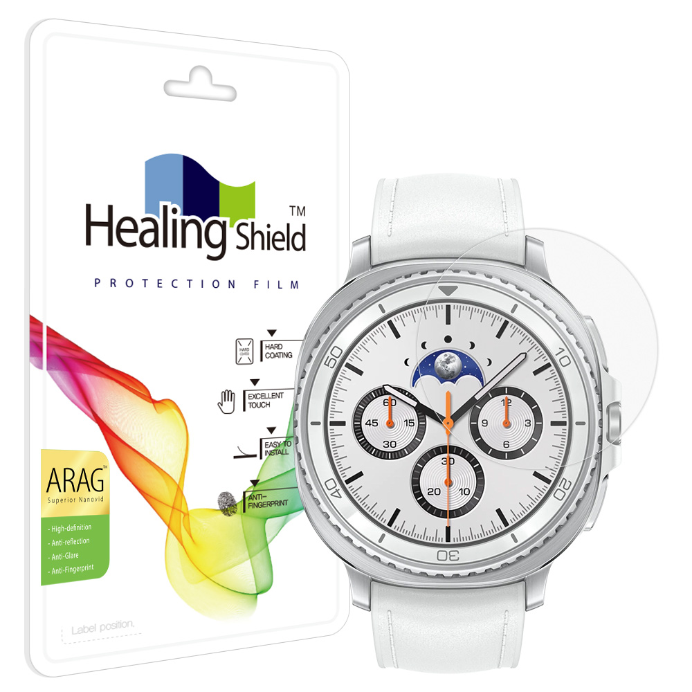 갤럭시워치8 클래식 46mm ARAG 고화질 저반사 액정보호필름 2매 - 상품 이미지