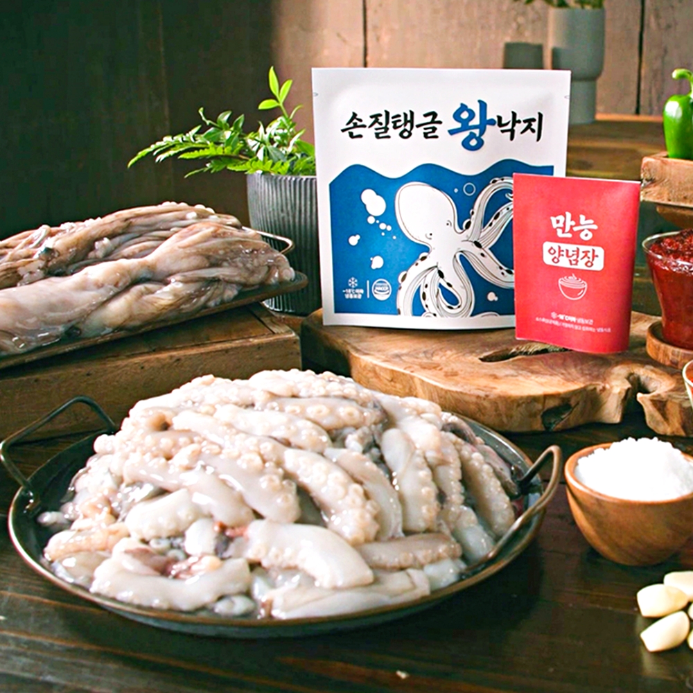 이마시야 손질 탱글 왕낙지 5팩 만능 양념장 5팩 냉동 낙지볶음 낚지 - 상세 이미지 2