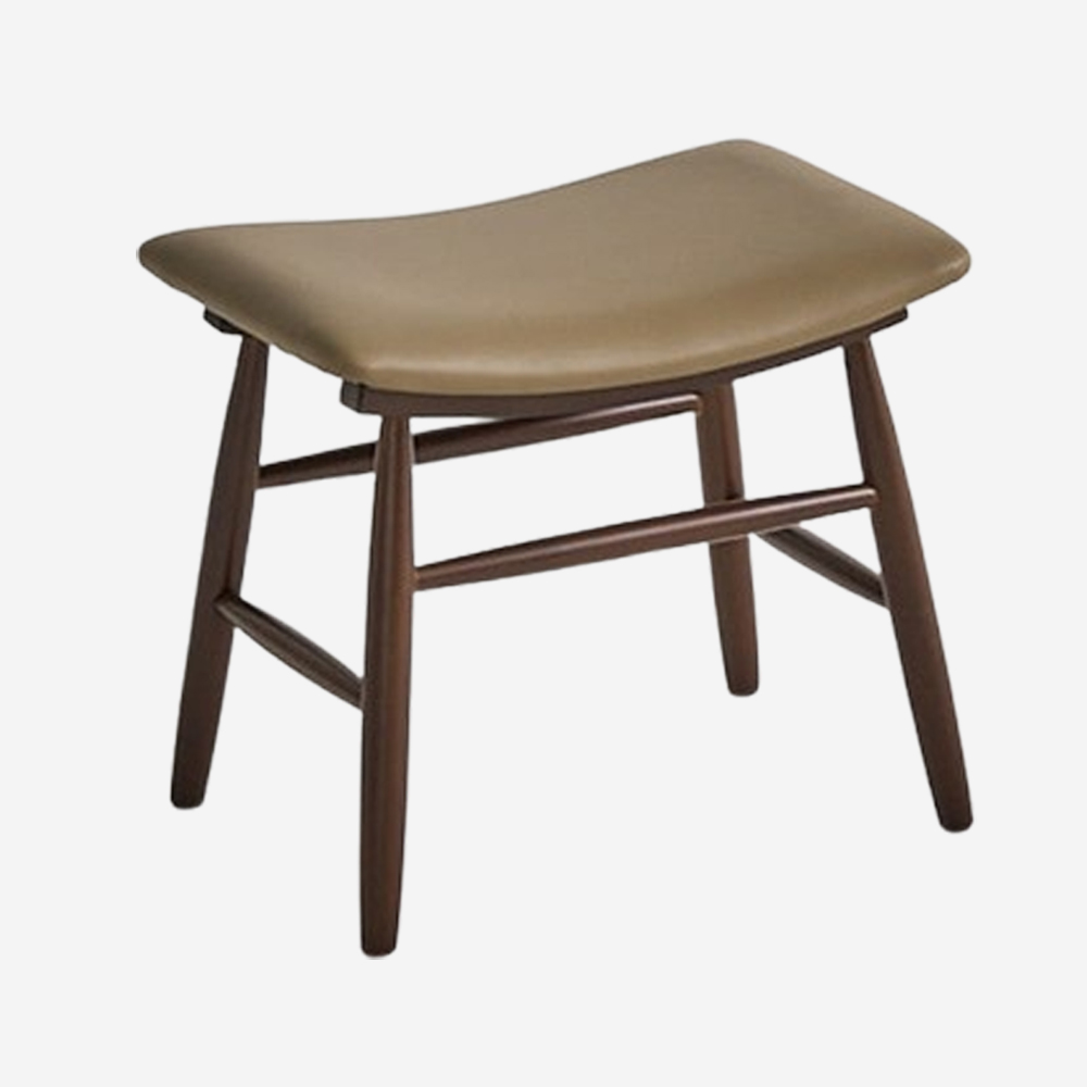 레더스 원목 풋스툴 소파 발받침 화장대 스툴 낮은 현관 가죽 사각 미니 보조 의자 오토만