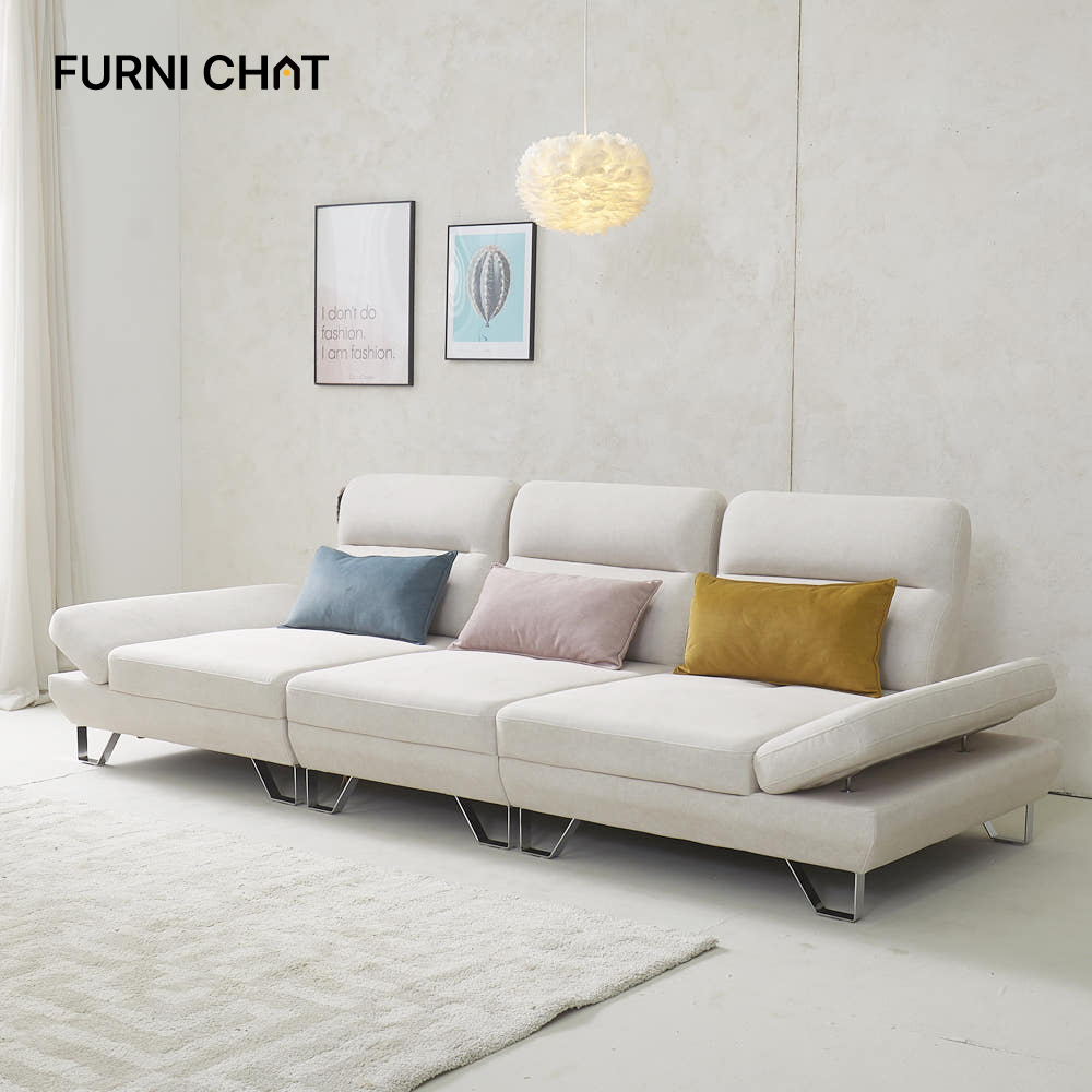 퍼니챗 샤르니 4인용 아쿠아텍스 이지클린 기능성 조야 패브릭 스윙 소파