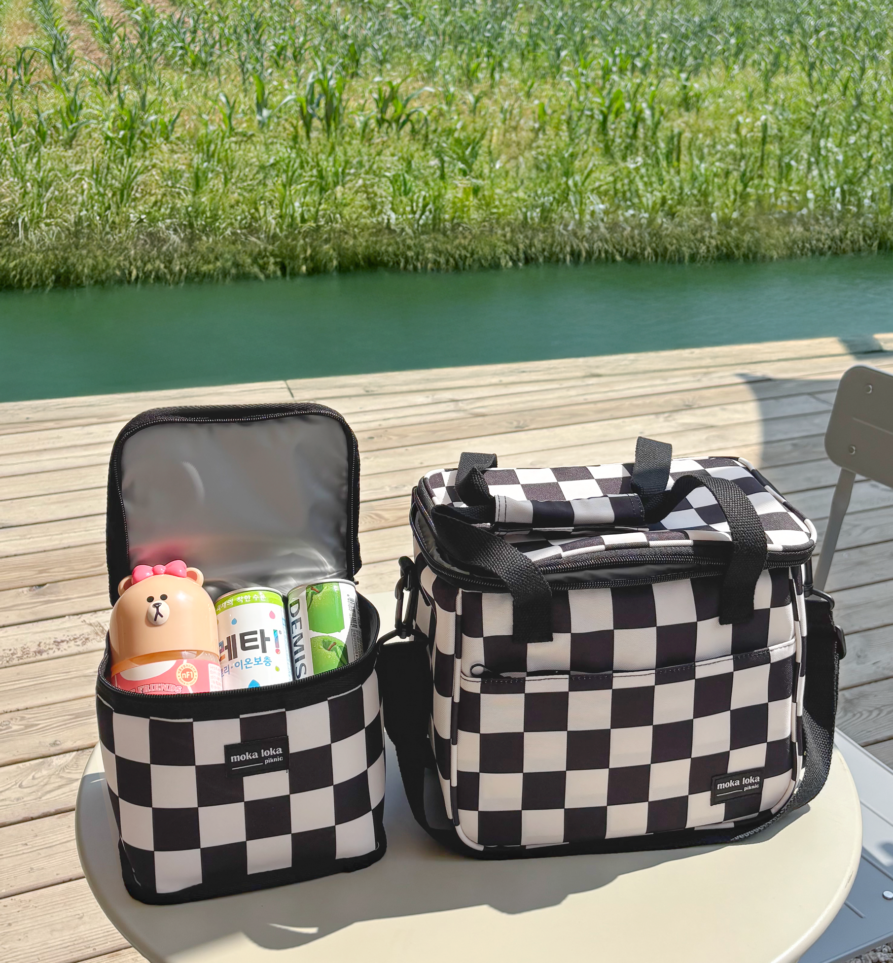 귀여운 미니 PICO 도시락가방 파우치 보온보냉백 스트로베리