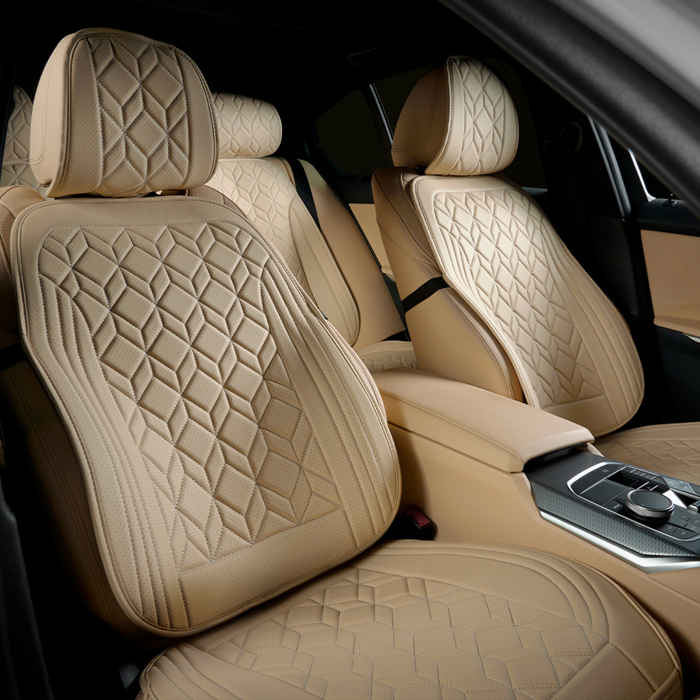 벤딕트 자동차 시트커버 차량용 카시트 보호매트 교체 통풍 가죽 방석 1인 독립시트 1P
