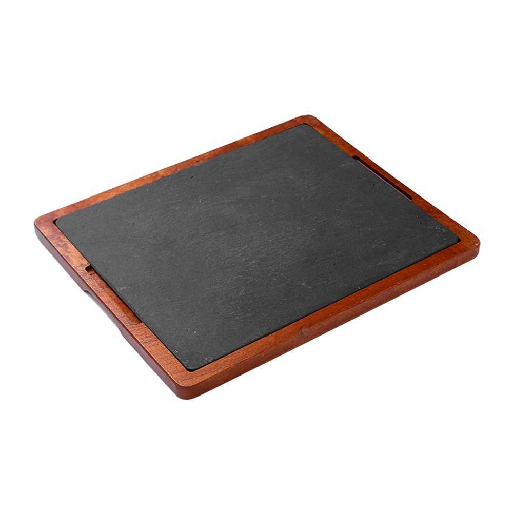 열전도 스테이크 돌판 업소용 캠핑 고기판 조리 기구 30x20x1cm 플레이트 - 상품 이미지