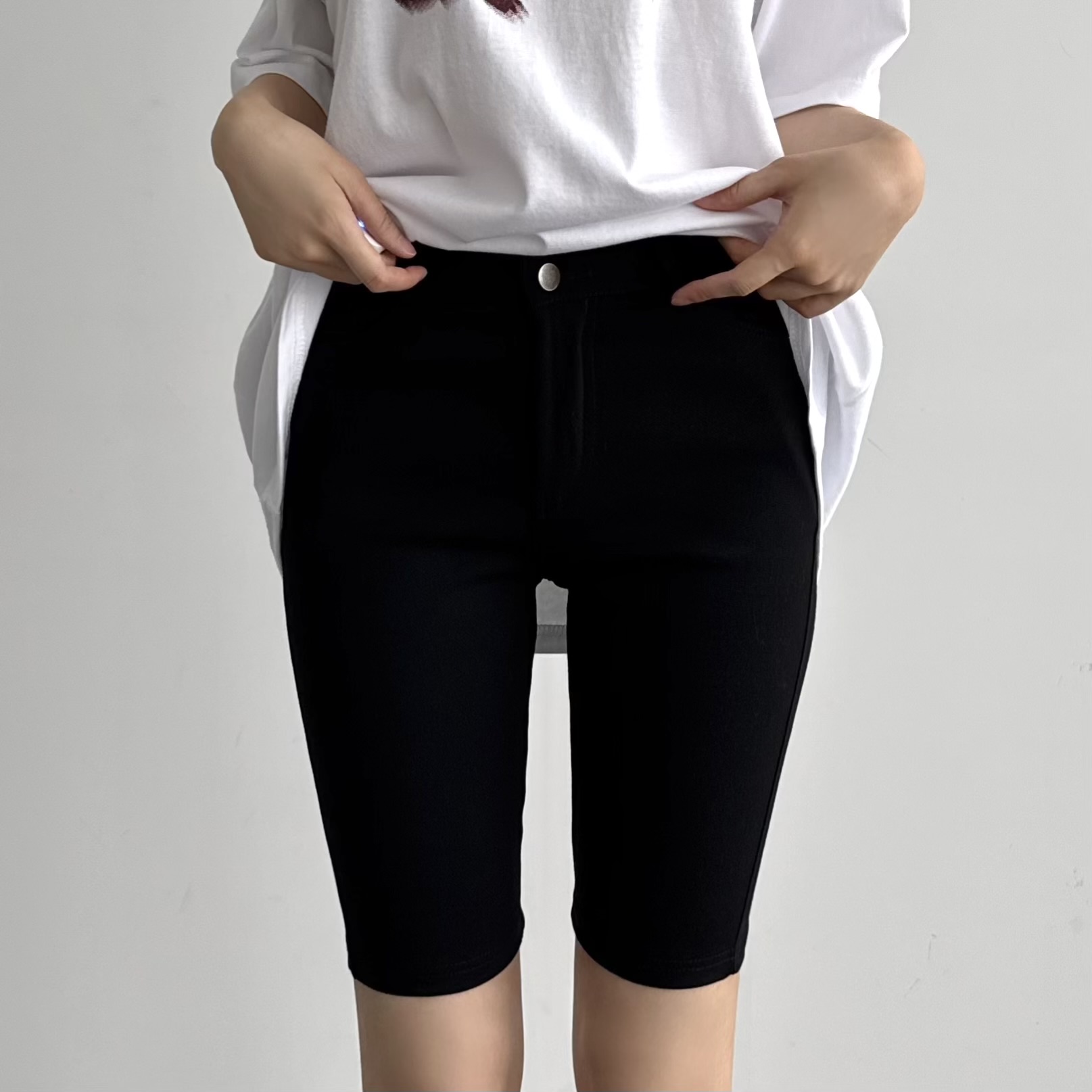 카프리팬츠 여성반바지 바이커팬츠 5부반바지