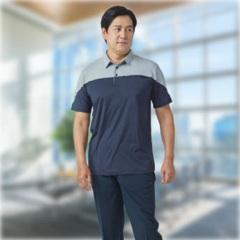 아트윈 HN-T 스판 반팔카라티 여름 현대 블루핸즈 근무복 작업복 반팔 기능성 티셔츠 - 상세 이미지 3