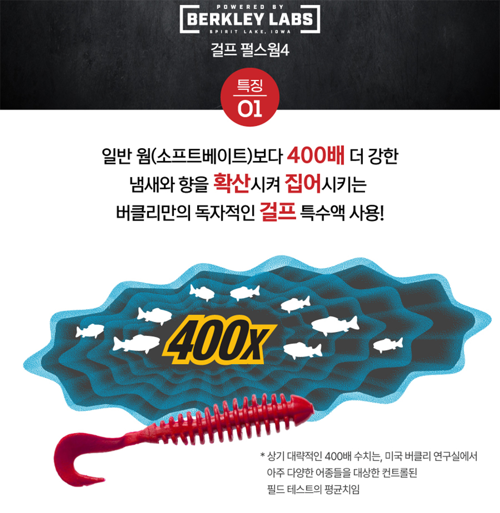 버클리 25 NEW 걸프 펄스웜 10cm(4인치) 샌드웜 지렁이 뮬렛 그럽 웜 - 상세 이미지 4