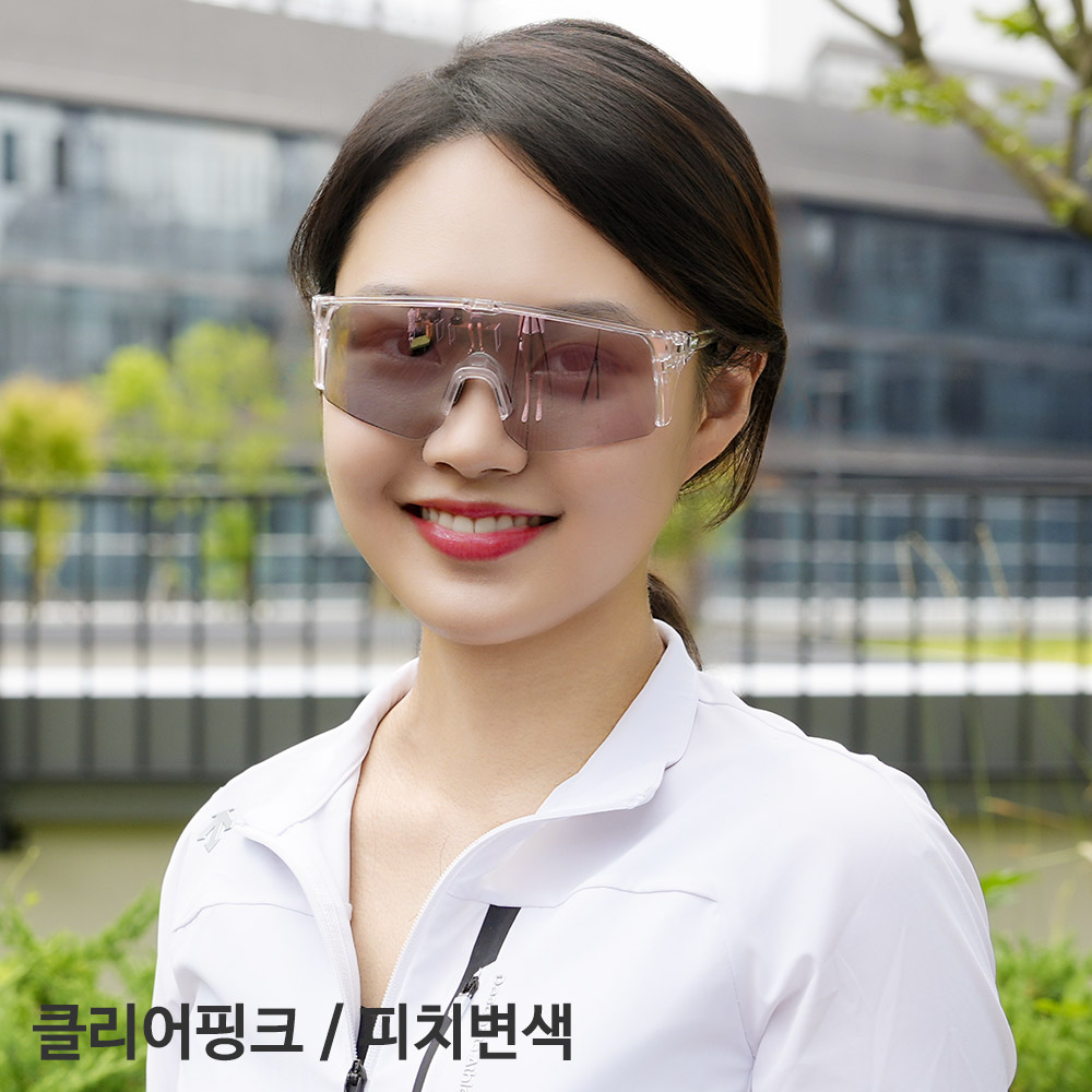 WTD 레디 변색 미러 고글 골프 자전거 러닝 테니스 스포츠 선글라스 - 상세 이미지 5
